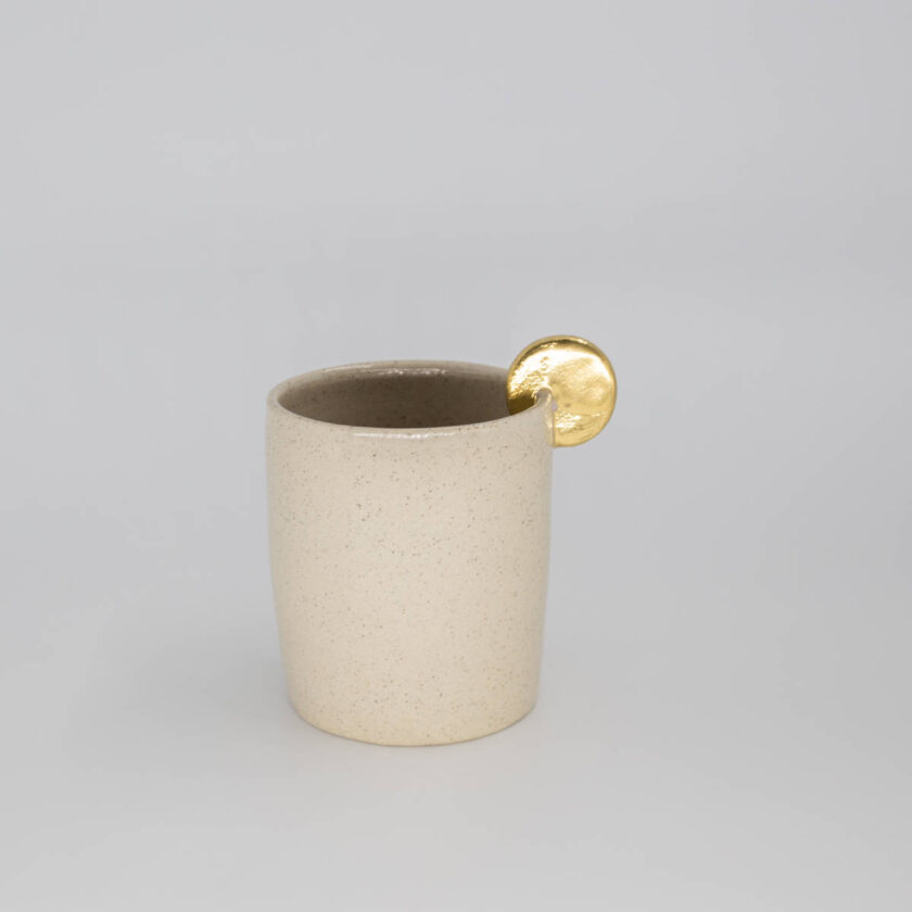 Cylindrical cup with handle small