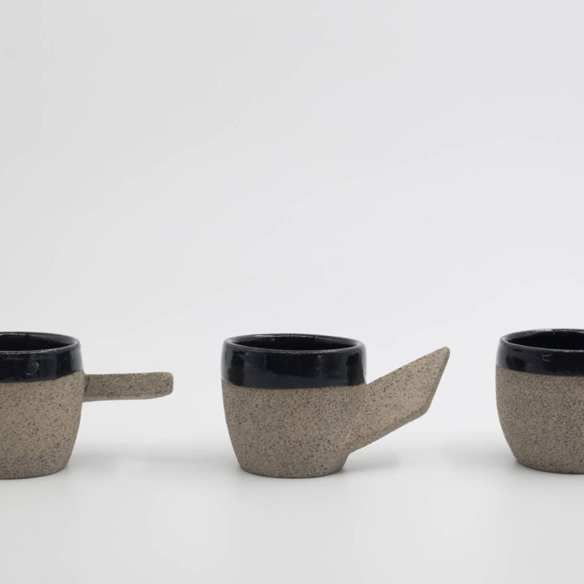 Small espresso cup with handle Doupiani